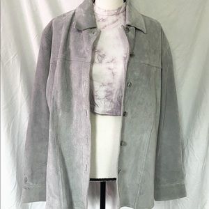 Leather & Satin Jacket